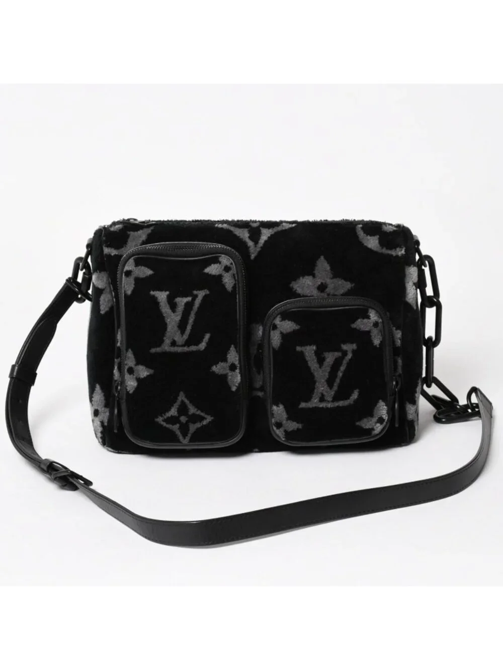 Louis Vuitton Keepall Bandouliere 25 Boston Bag Monogram Eclipse Tuffetage